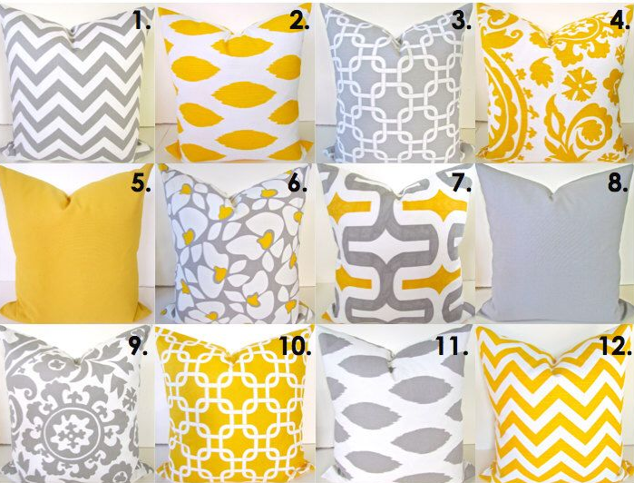Yellow Decorative Pillow